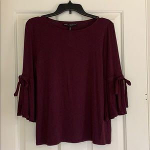 Maroon date night blouse